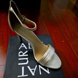 Naturalizer Cream High Heel Sandals